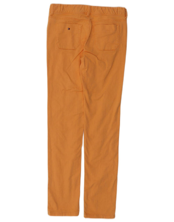 TOMMY HILFIGER Skinny-Freizeithose für Mädchen, 11–12 Jahre, W25, L27, Orange