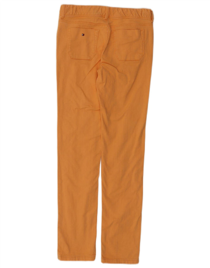 TOMMY HILFIGER Skinny-Freizeithose für Mädchen, 11–12 Jahre, W25, L27, Orange