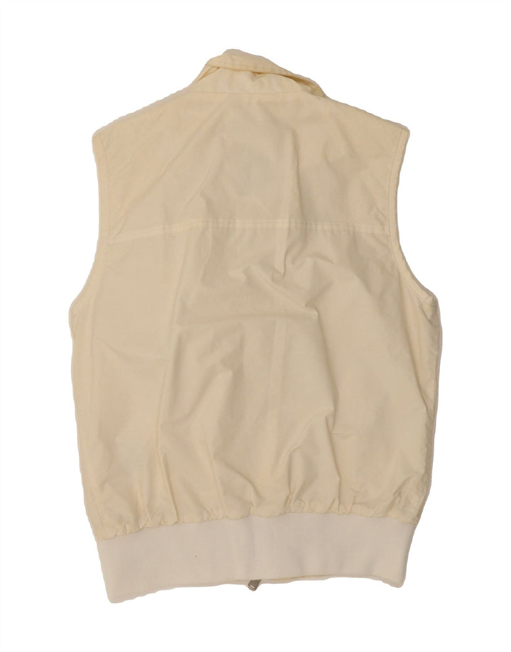 NORTH SAILS Mens Gilet UK 36 Small Off White Polyamide Vintage North Sails and Second-Hand North Sails from Messina Hembry 
