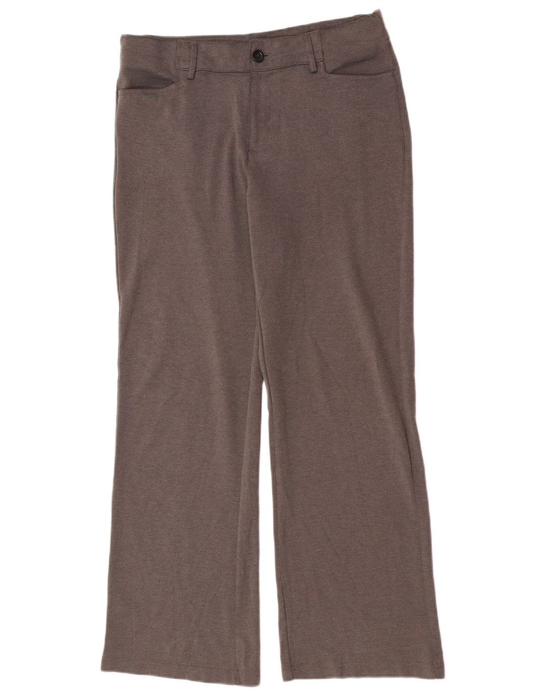 Lee Damen Riders Straight Freizeithose W34 L31 Graues Polyester