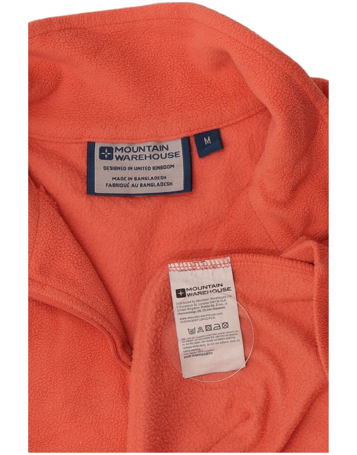 Mountain Warehouse Damen-Fleecepullover mit Reißverschluss am Kragen, UK 14, Mittelrosa