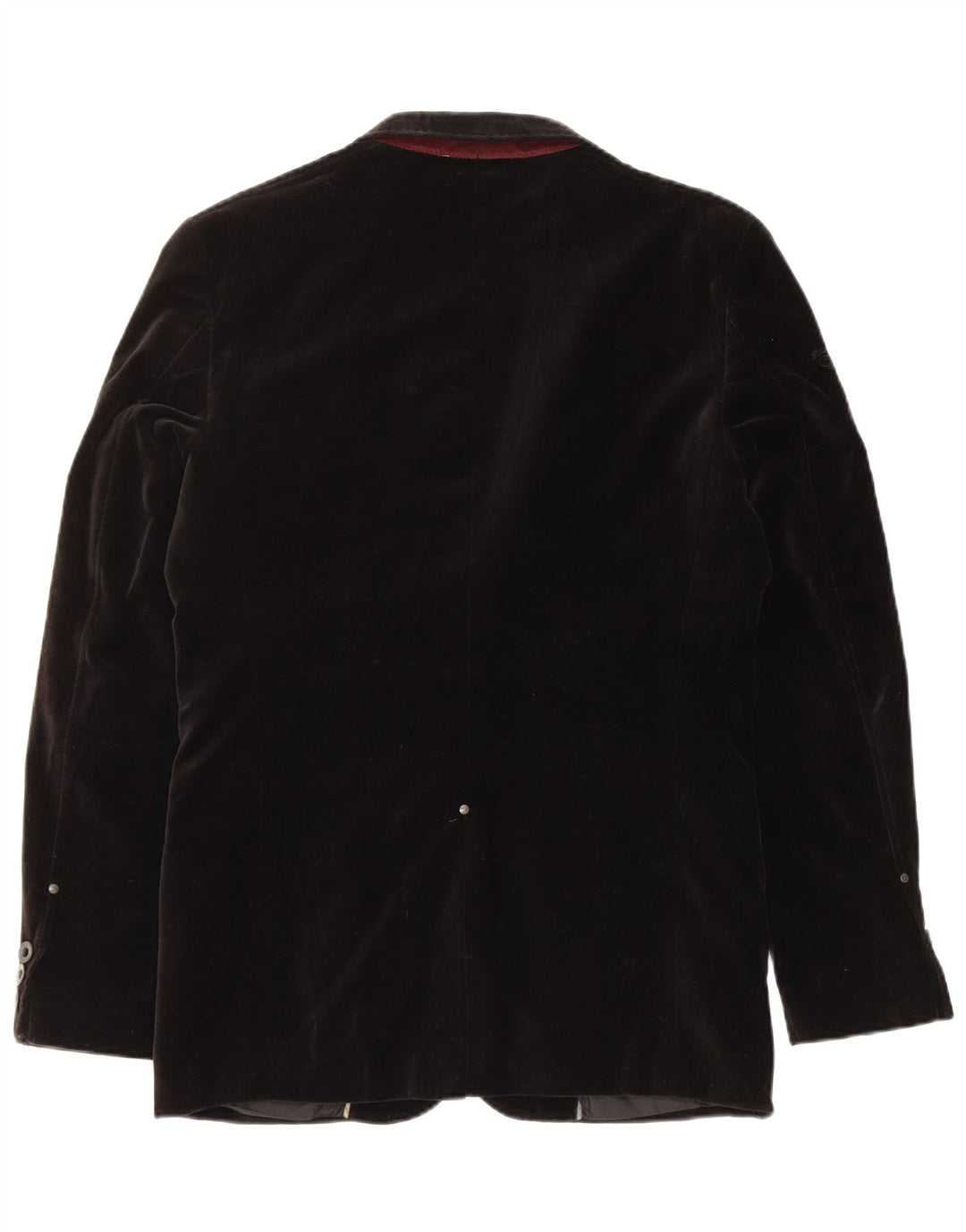 JACK & JONES Herren-Blazer aus 2-Knopf-Samt, Gr. 36, Größe S, Schwarz, Baumwolle
