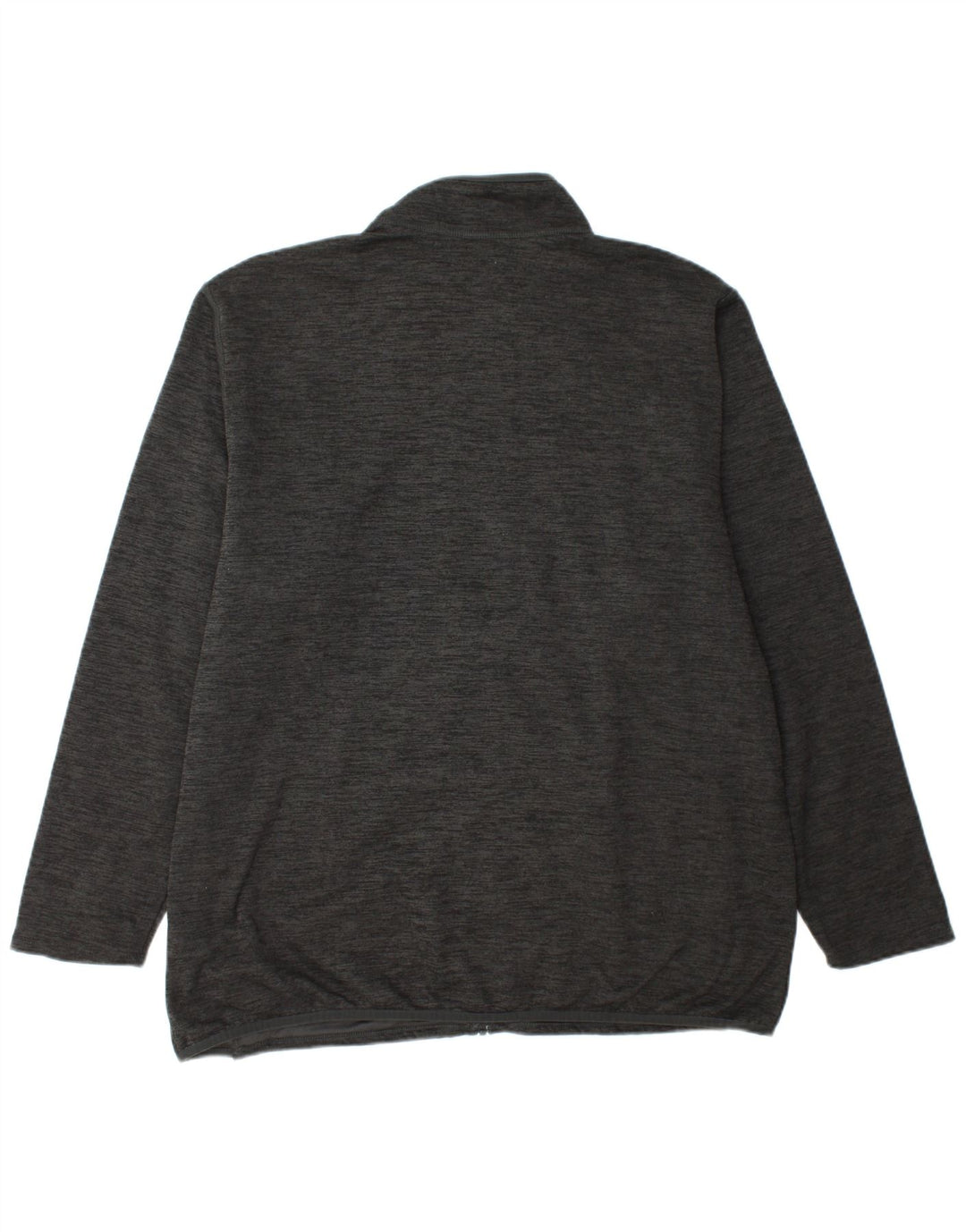 THE NORTH FACE Herren-Trainingsanzug, Oberjacke, 2XL, grau geflecktes Polyester