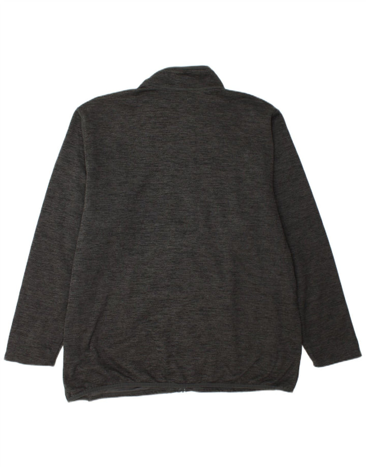 THE NORTH FACE Herren-Trainingsanzug, Oberjacke, 2XL, grau geflecktes Polyester