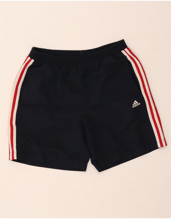 ADIDAS Sportshorts für Jungen, 15–16 Jahre, marineblaues Farbblock-Polyester