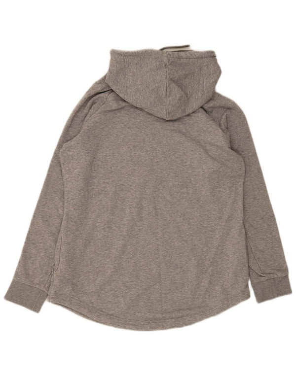 Adidas Damen Graphic Sweatshirt Pullover UK 16/18 Große graue Baumwolle