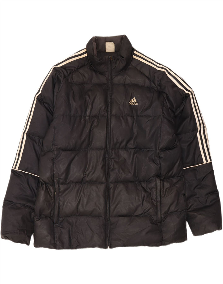 ADIDAS Mens Padded Jacket UK 40 Large Black
