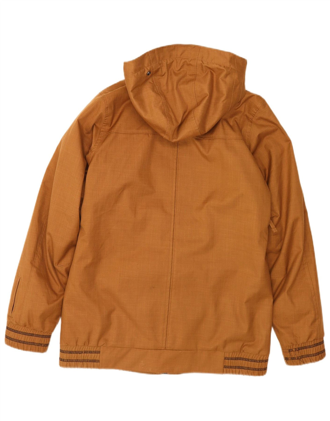 O'Neill Herren-Bomberjacke mit Kapuze, UK 38, mittelbraun gestreift, Polyester
