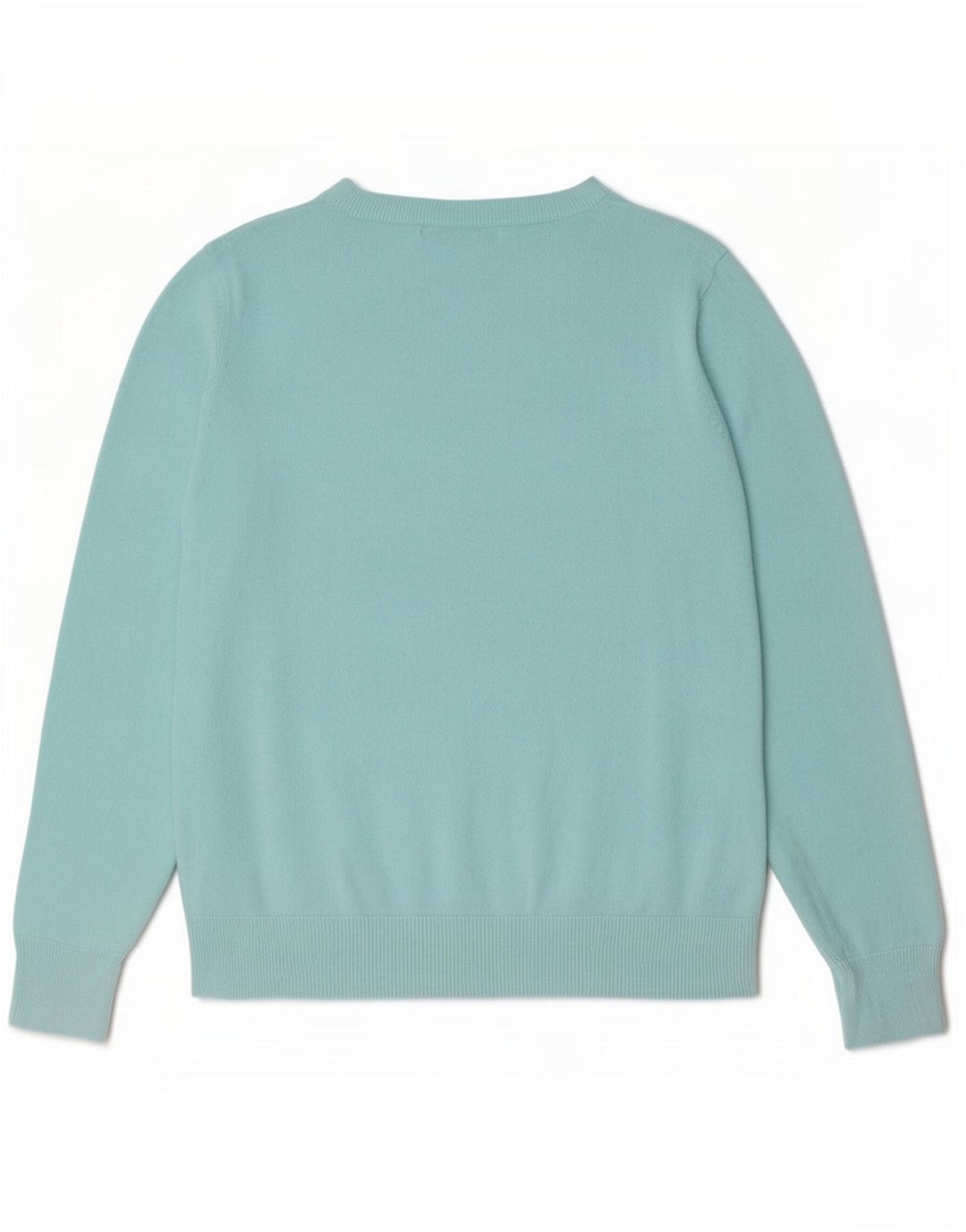 Marks & Spencer Damen Pullover mit Rundhalsausschnitt, UK 12, Mitteltürkis