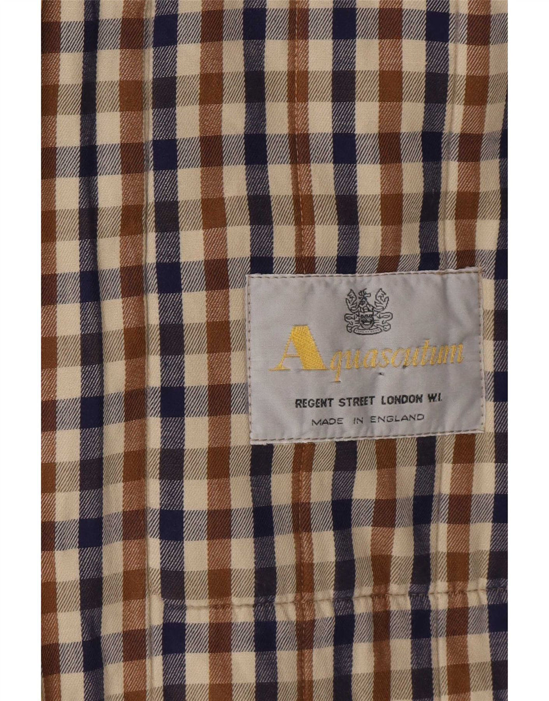 Aquascutum Damen Übergroßer gepolsterter Mantel UK 16 Large Beige Polyester