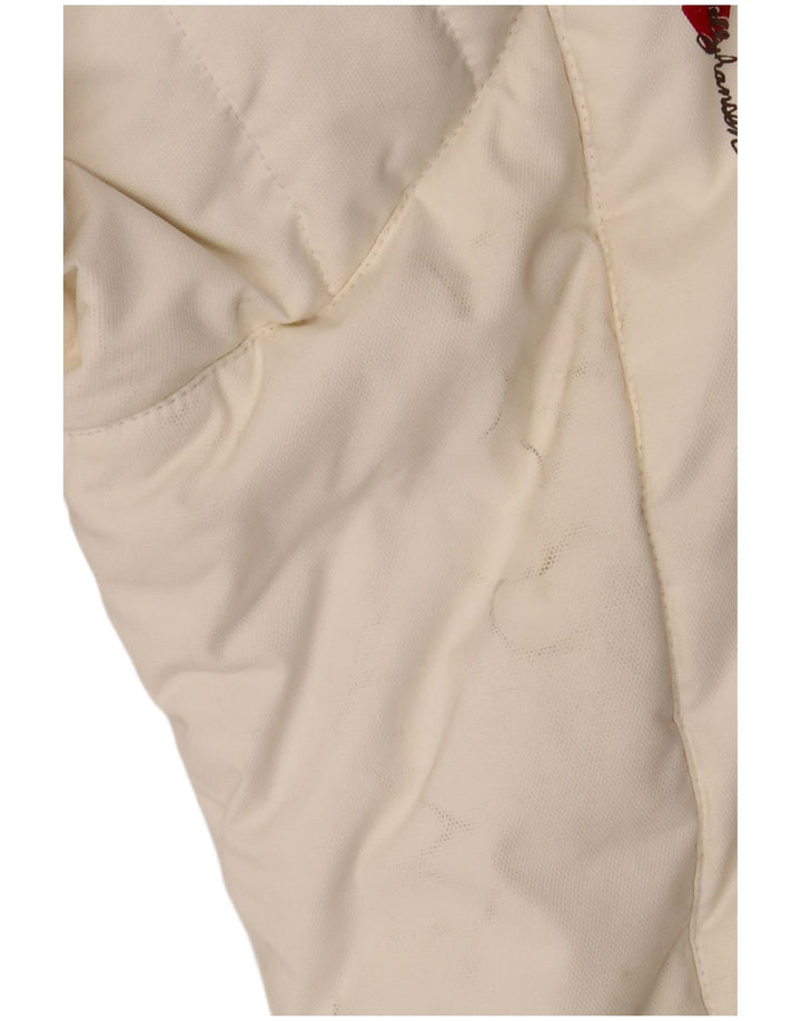 Helly Hansen Wattierte Damenjacke mit Kapuze, UK 12, mittelweißes Nylon