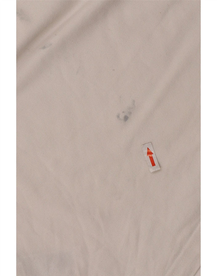 Tommy Hilfiger Herren-Poloshirt XL, weiße Baumwolle