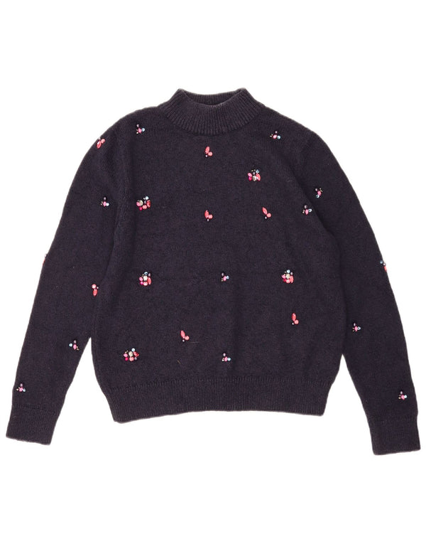 Marks & Spencer Rollkragenpullover für Damen, Gr. 10, Marineblau