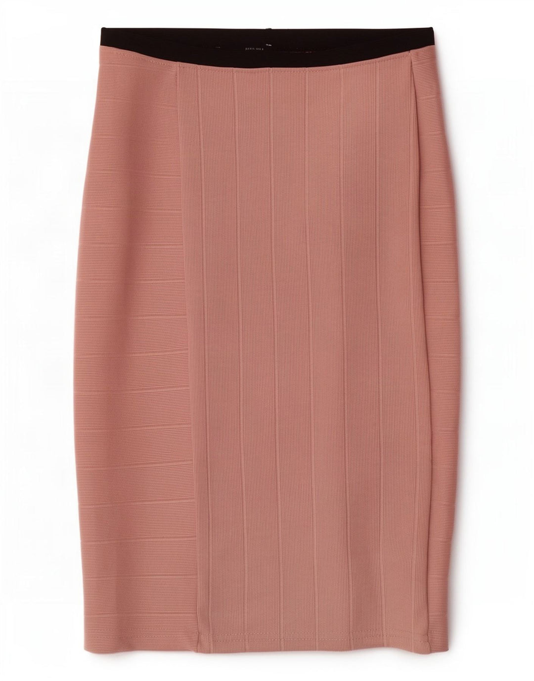 Zara Damen Bleistiftrock W26 Small Pink Colourblock