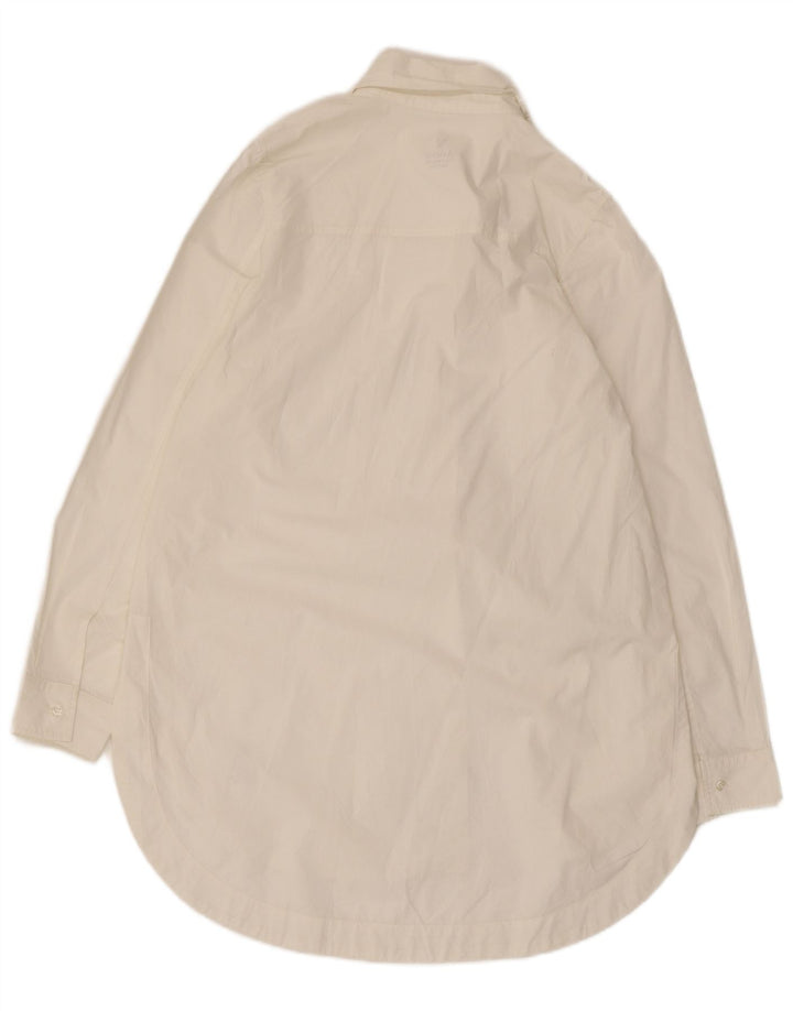 Avirex Damen Longline-Hemdbluse UK 14 Medium Off White