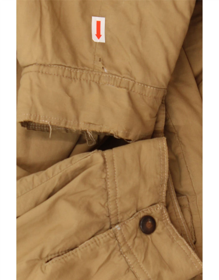 Vintage Herren Militärjacke IT 50 Large Braun