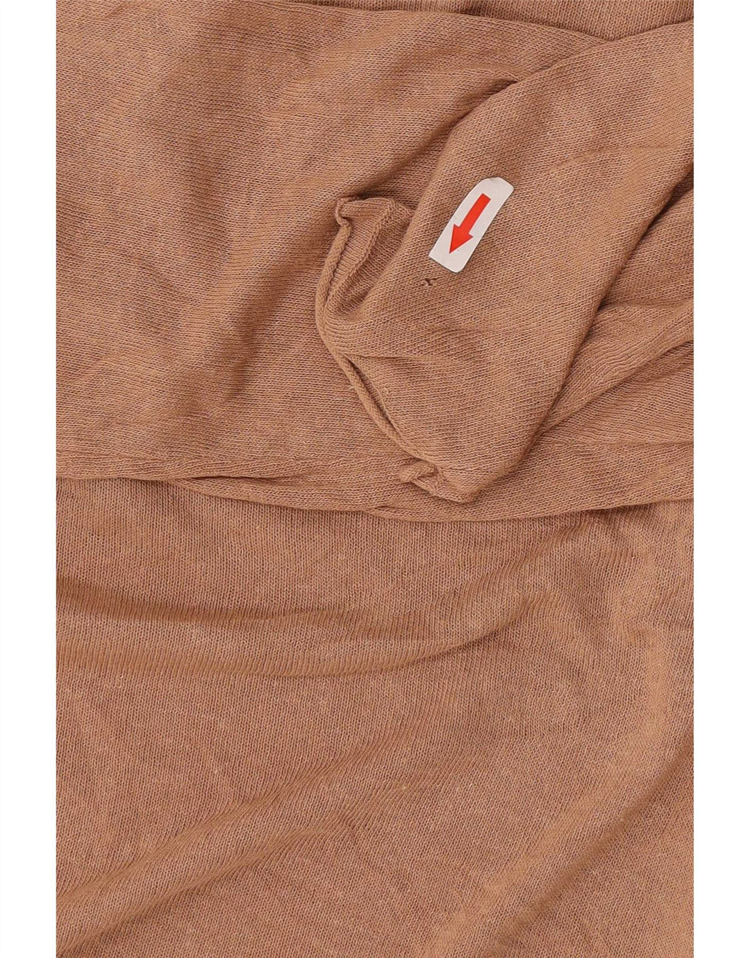 Zara Damen Top Langarm UK 14 Medium Beige