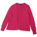 Marks & Spencer Offener Damen-Cardigan-Pullover UK 12 Mittelrosa Viskose