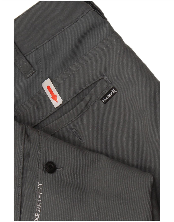 HURLEY Dri Fit Chino-Shorts für Jungen, 11–12 Jahre, W26, graues Polyester