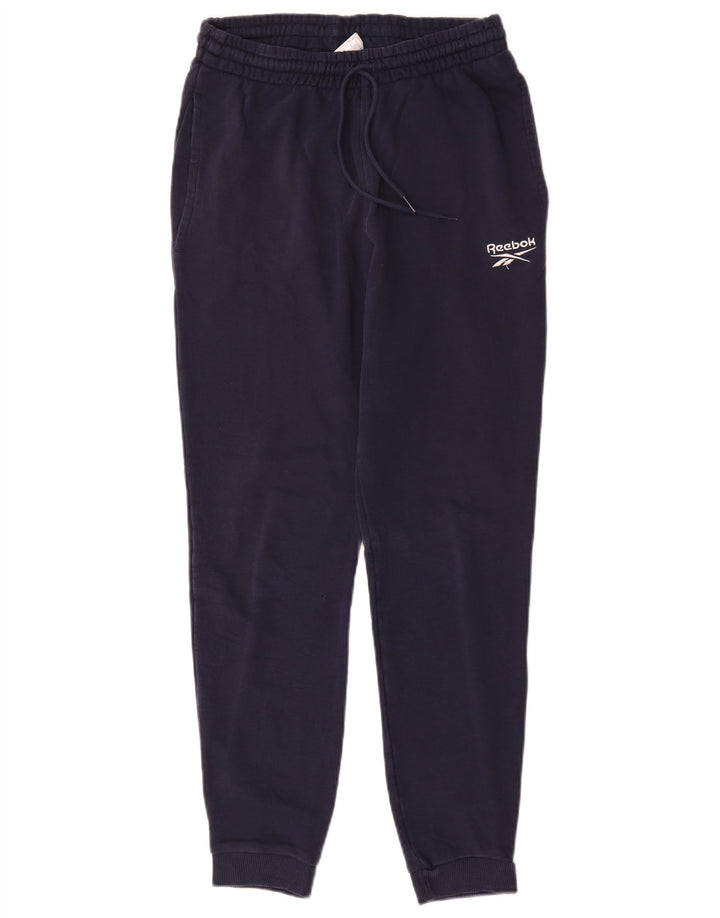 Reebok Herren-Trainingshose, Jogginghose, Mittelblau, Baumwolle