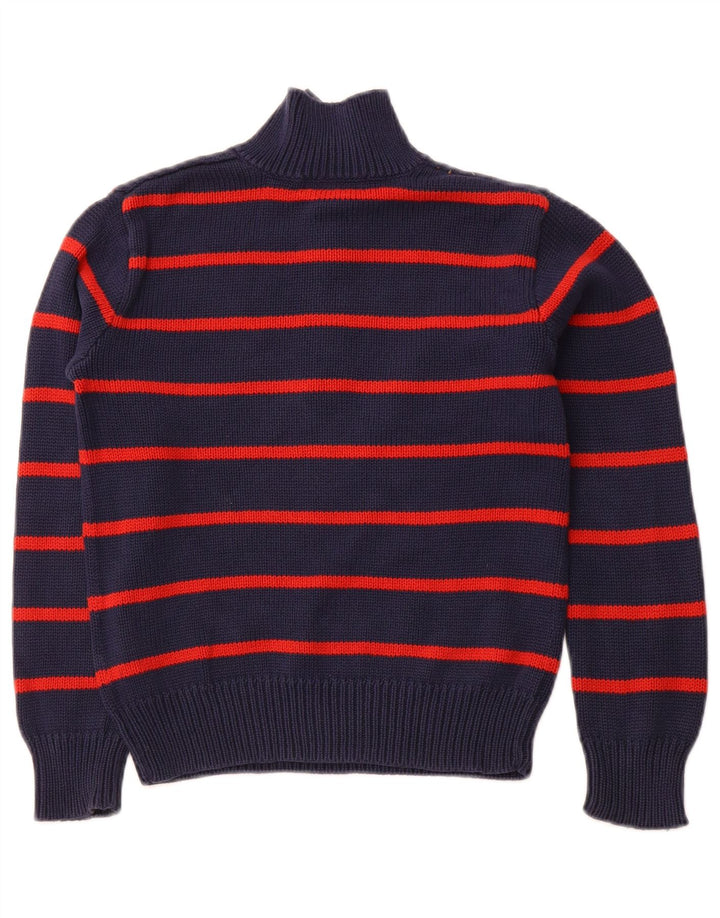 POLO RALPH LAUREN Jungen-Pullover mit Reißverschluss am Hals, 7–8 Jahre, Größe S, Marineblau