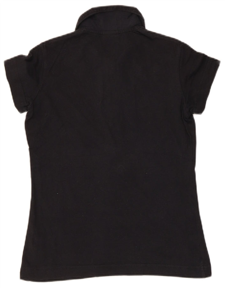 NIKE Damen-Poloshirt mit Grafik, UK 8/10, Größe S, Schwarz