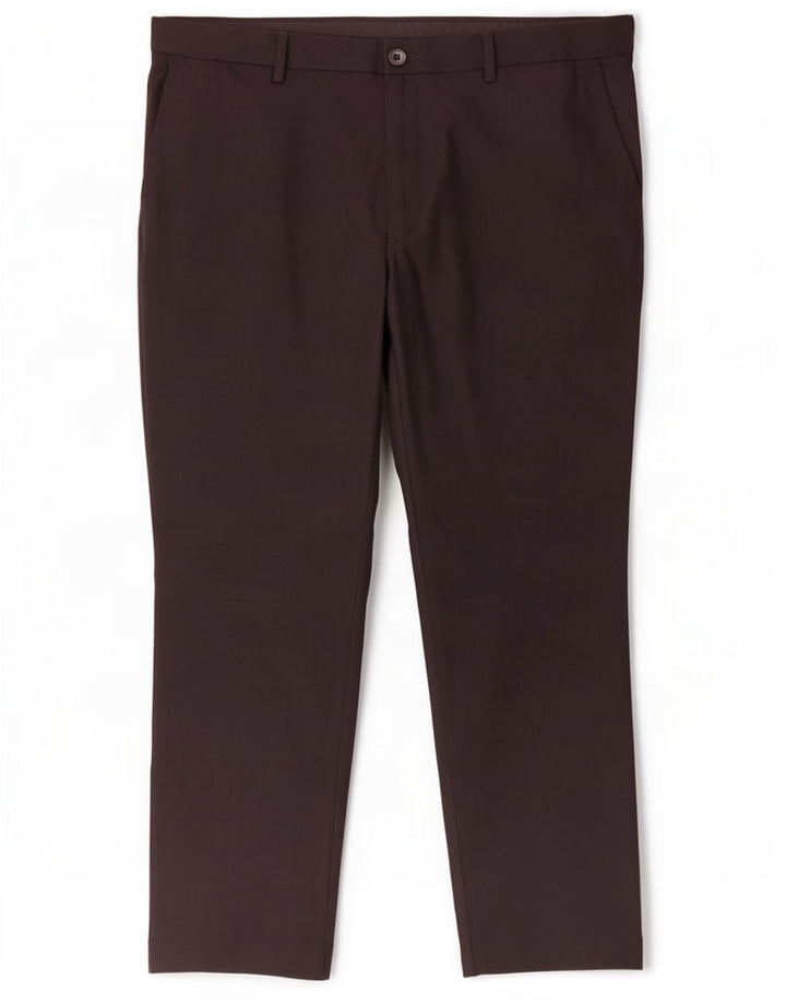 Marks & Spencer Herren Slim Chinohose W40 L29 Schwarz Polyester