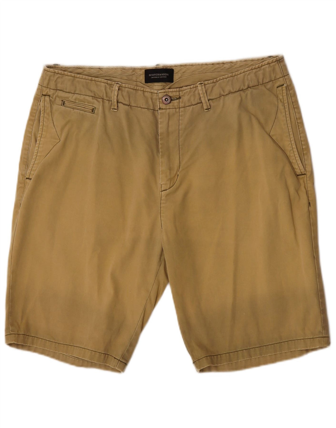 Scotch & Soda Herren Chinoshorts W34 Large Khaki