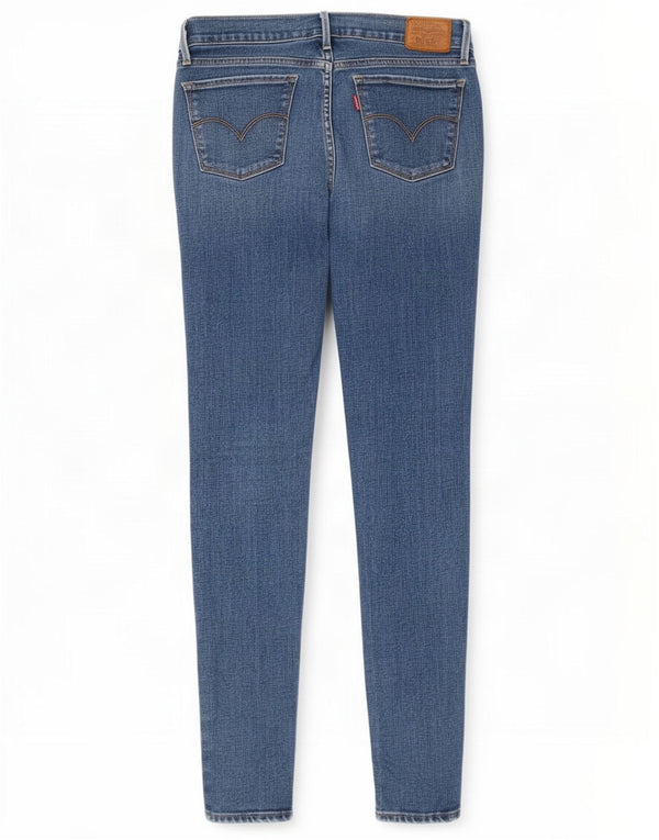 Levi's Damen 710 Super Skinny Jeans W28 L32 Blaue Baumwolle