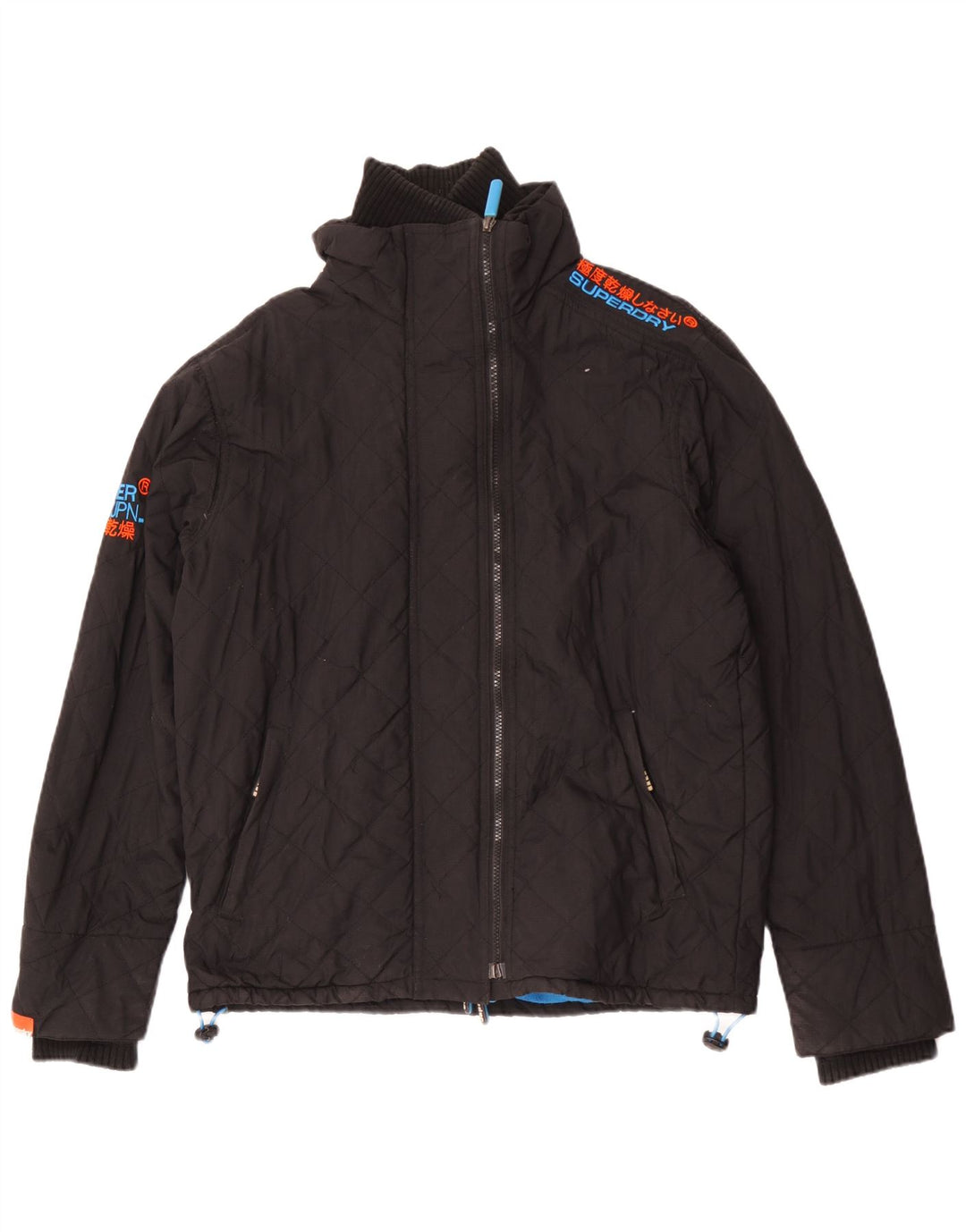 Superdry Damen The Windcheater Windjacke UK 16 Large Schwarz