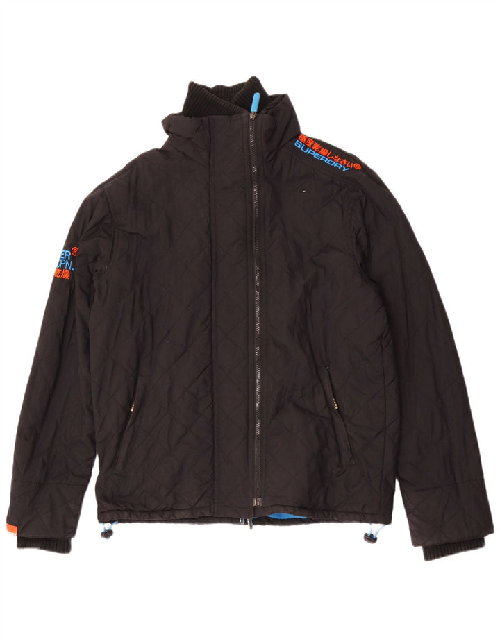 Superdry Damen The Windcheater Windjacke UK 16 Large Schwarz