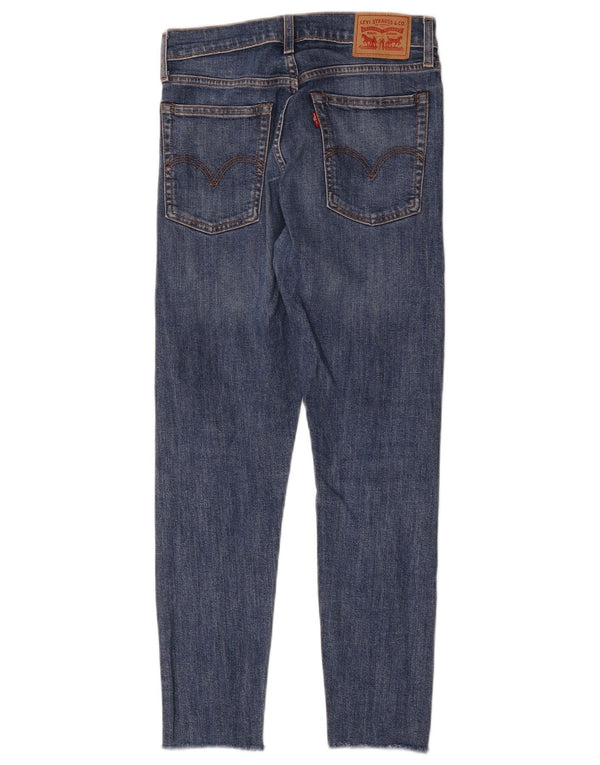 Levi's Womens Wedgie Crop Skinny Jeans W26 L25 Blue Cotton