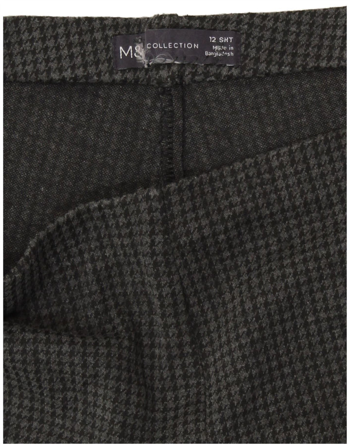 Marks & Spencer Damen-Hose, kurz geschnitten, UK 12, M, W30, L26, Grau