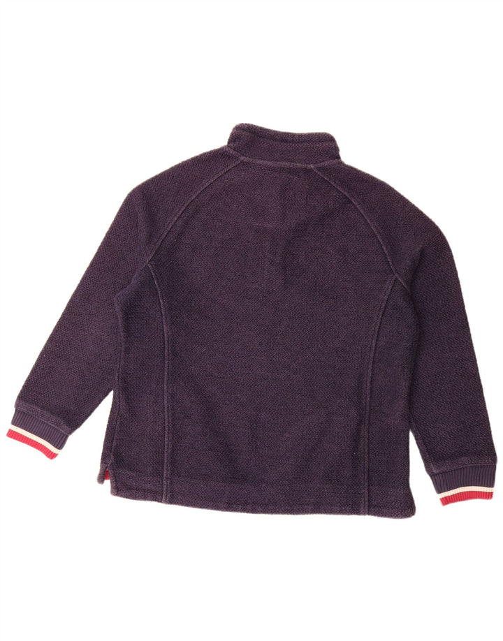 Weird Fish Damen-Pullover, übergroß, mit Reißverschluss, Größe 44, Lila