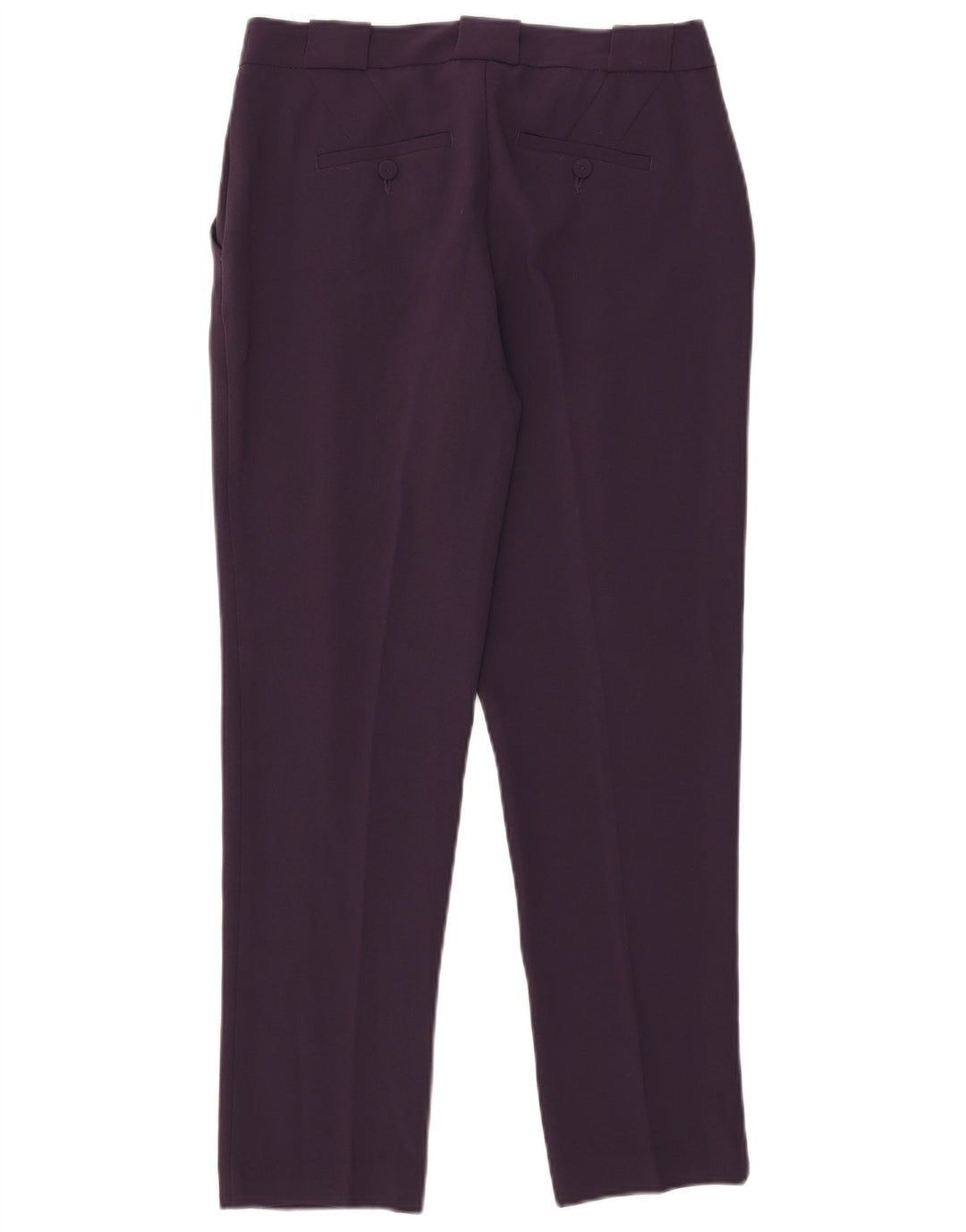 Benetton Slim Chino-Hose für Damen IT 42 Mittel W30 L28 Lila Polyester
