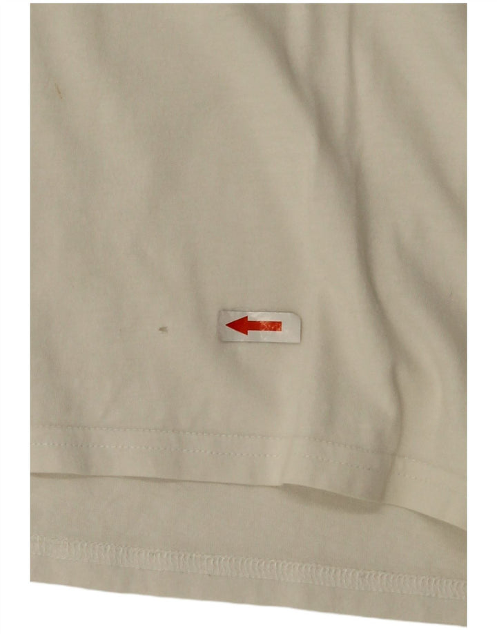 Tommy Hilfiger Herren-T-Shirt mit normaler Passform, mittelweiße Baumwolle