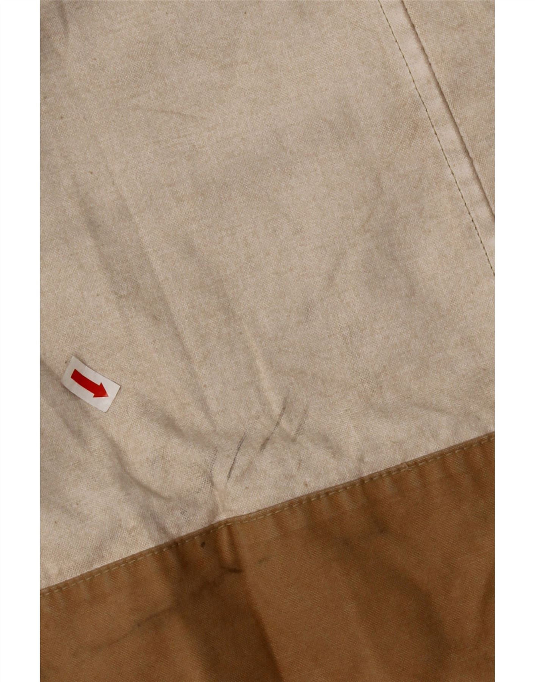 MURPHY & NYE Zweireihiger Damenmantel UK 14 Mittelbeige Baumwolle