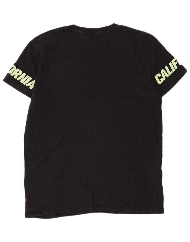 Hollister Herren-T-Shirt mit Grafik, Größe S, Schwarz