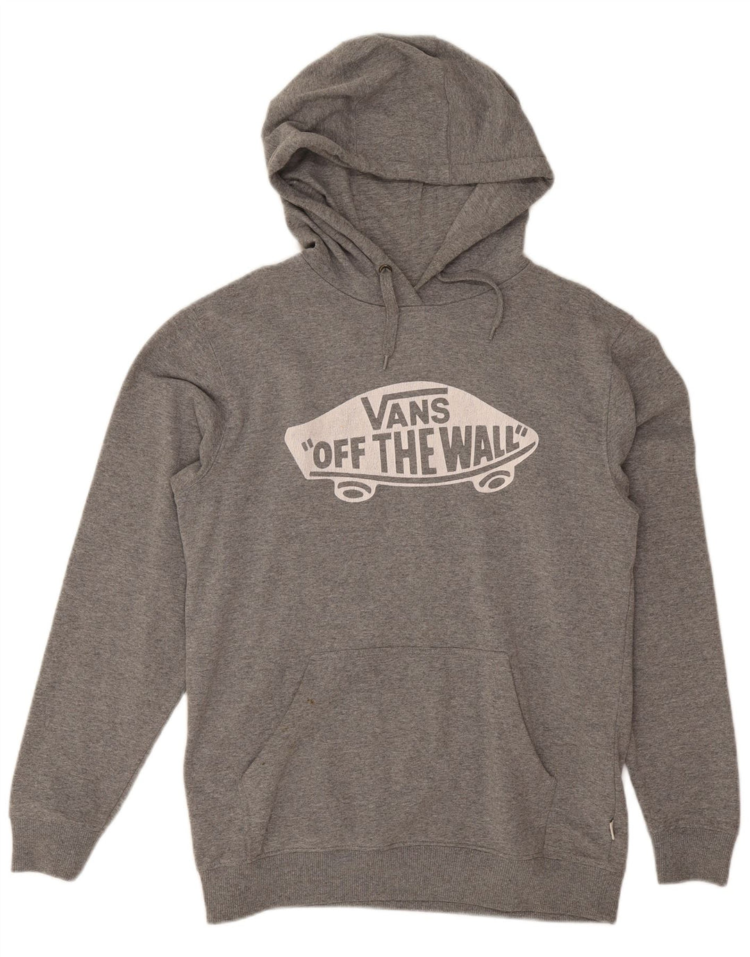 Vans Herren-Kapuzenpullover mit Grafik, Größe S, Grau, Baumwolle