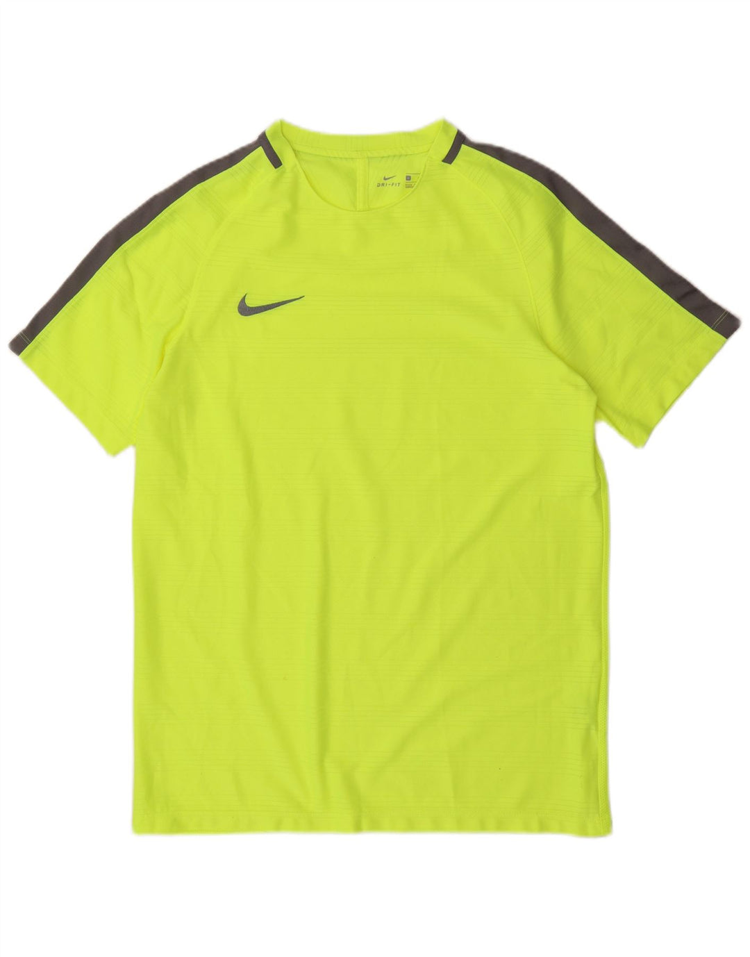 Nike Herren Dri Fit T-Shirt-Oberteil, großes grünes Farbblock-Polyester