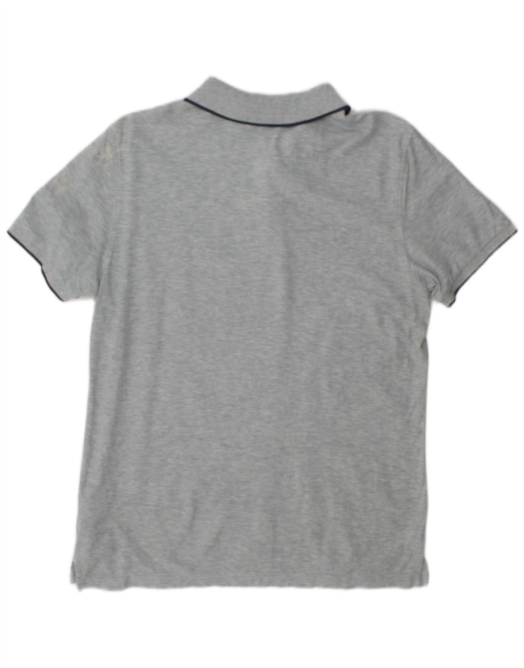 Calvin Klein Herren-Poloshirt, klein, grau gefleckte Baumwolle