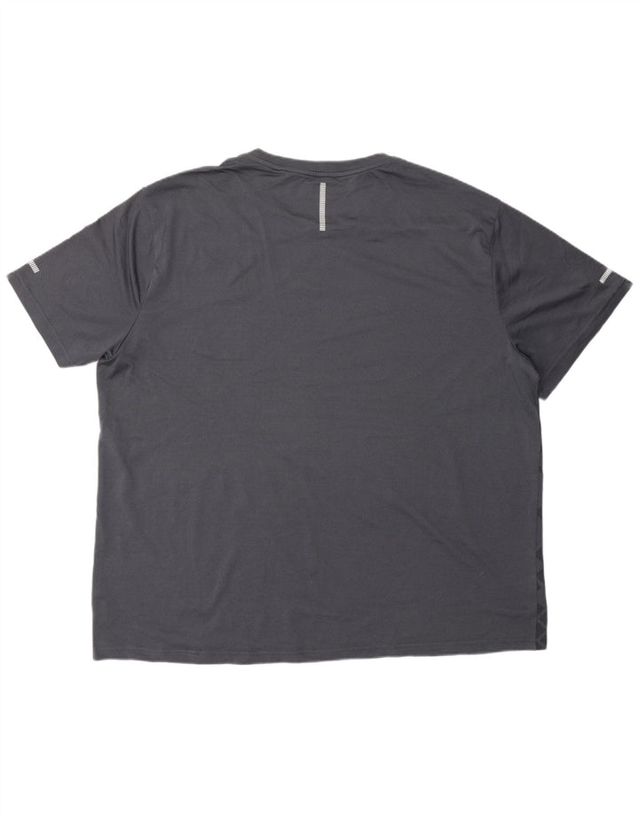 RUSSELL ATHLETIC Herren T-Shirt Top 2XL Grau Geometrisch Polyester