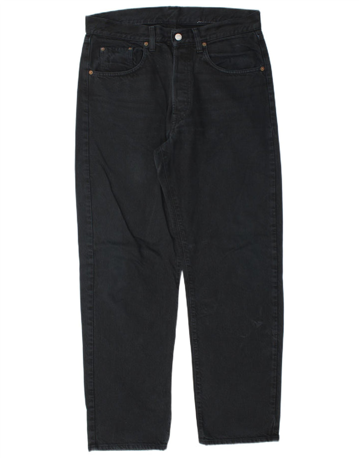 Replay Herren Straight Jeans W32 L30 Schwarz