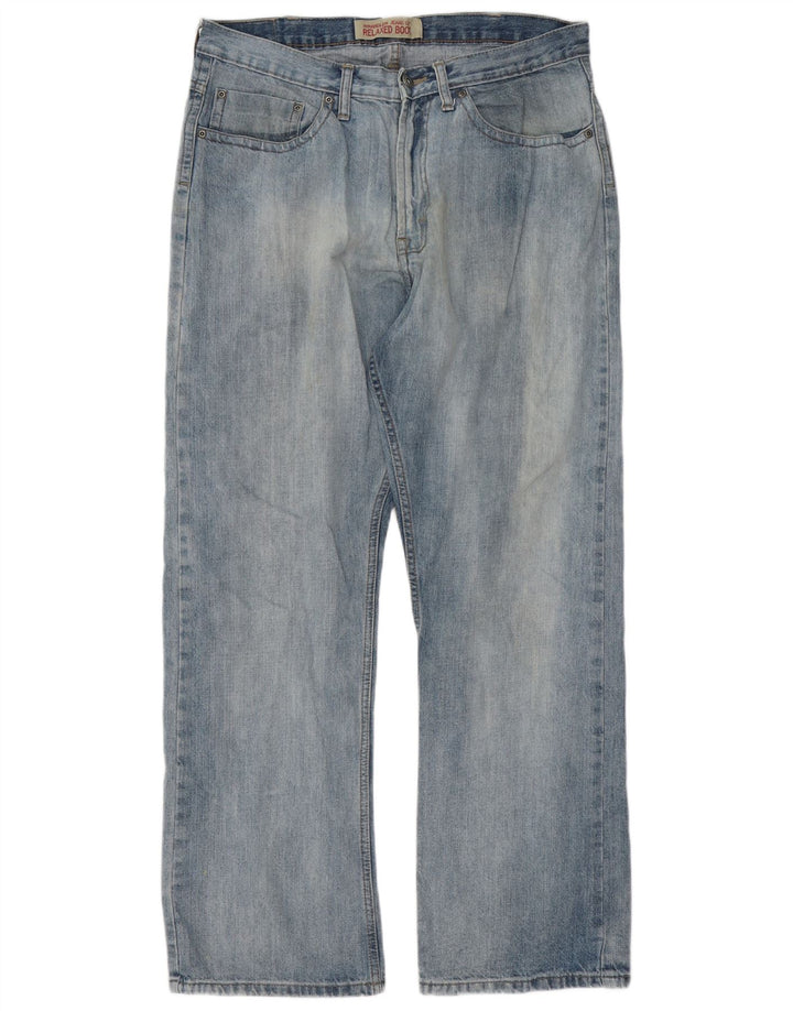 Wrangler Herren Relaxed Fit Bootcut Jeans W34 L32 Blau