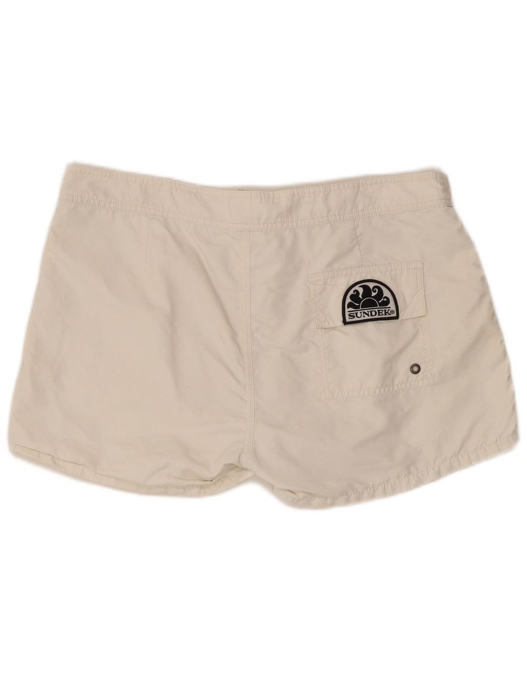 Sundek Herren-Badeshorts, groß, aus weißem Nylon