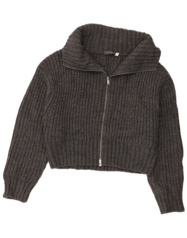 MINT VELVET Damen Strickjacke UK 18 XL Grau Acryl
