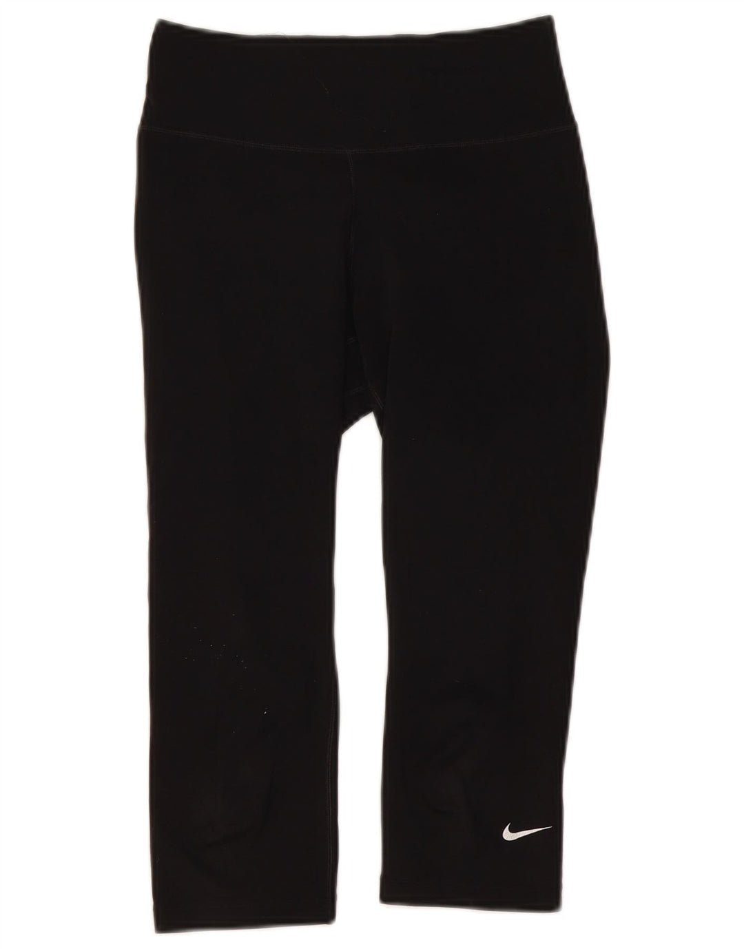 Nike Damen Dri Fit Capri Leggings UK 6 XS Schwarz Polyester