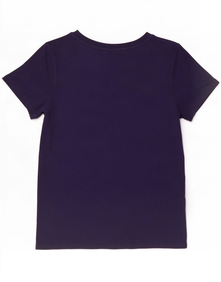 Levi's Damen T-Shirt Top UK 14 Medium Marineblau Baumwolle
