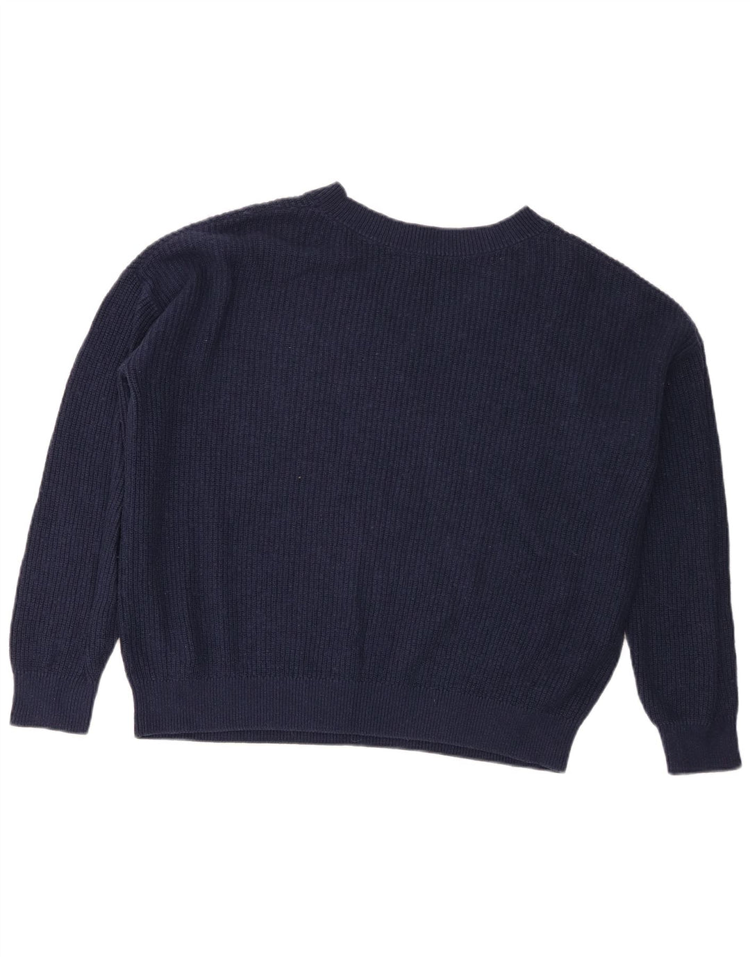Marks & Spencer Damen-Pullover mit V-Ausschnitt, Gr. 14, mittleres Marineblau