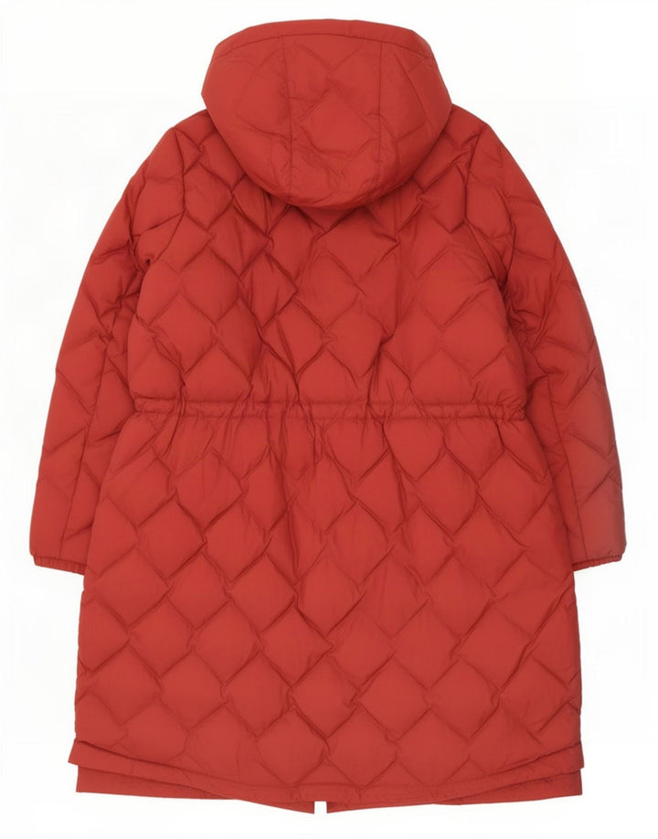 Marks & Spencer Wattierter Damenmantel mit Kapuze, UK 22 3XL, Rot, Polyamid